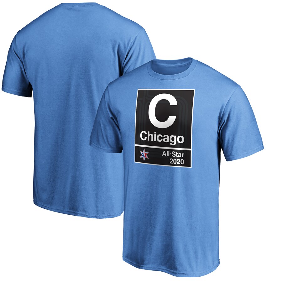 Men Fanatics Branded Blue 2020 NBA AllStar Game Subway TShirt